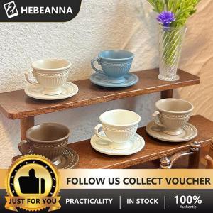 hebeanna 2PCS Small Luxury French Coffee Cup Plate Set Toy Dollhouse Mini Furniture Model DIY Accessories Miniature Scene Decoration
