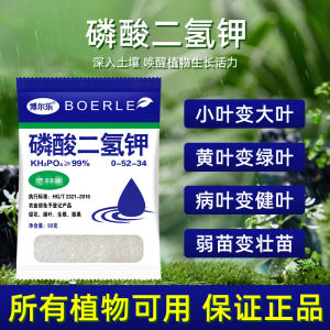 保真磷酸二氢钾花卉果树蔬菜叶面肥壮根促花水溶肥氮磷钾肥料