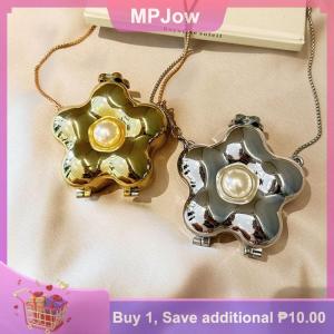 【MPJow】 New Acrylic Lipstick Bag For Wommen High Quality Acrylic Shoulder Bag Flower Bow Bag Mini Change Key Crossbody Bag