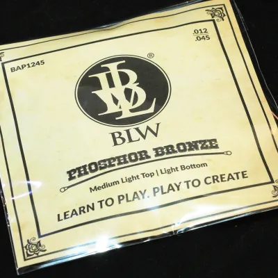 Acoustic Guitar Strings Set Tali Gitar Akustik BLW BAP1245 Medium Light Top Light Bottom 0.12-0.45