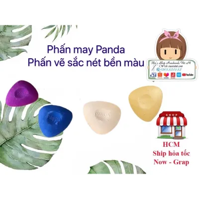 Phấn May hiệu Panda hiệu Đồng Tiền (Rạng Đông) Màu Hồng Màu Xanh Màu Trắng Màu Vàng Vẽ Lên Vải- Phụ Liệu May- KIN-SHOP-HANDMADE