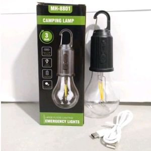 Lampu Emergency LED Bohlam Emergency Gantung Lampu Camping 20W MH 8801