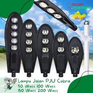 Lampu Jalan PJU Cobra LED COB 50 100 150 200W Watt