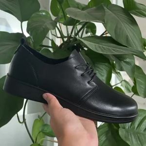 G7 Round Toe Leather Shoes for Women 2025 Spring New Top Layer Cowhide Lace-Up Flat Shoes Single Shoes All-Season Shoes Exclusive Supply 7/7