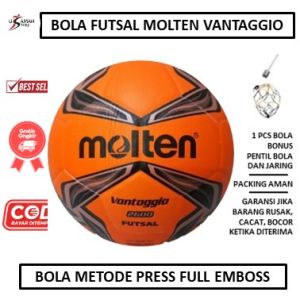 Bola Futsal Molten Vantaggio - Bola Futsal Original Asli - Bola Futsal Size 4 - Bola Futsal Empuk Murah - Bola Futsal Dewasa Anak-Anak