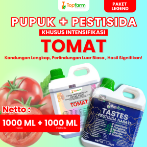 Pupuk Topfarm / Pupuk Tomat Terbaik / Pupuk Cair Khusus Buah Tomat / Pupuk Pelebat Pembesar Buah Tomat / Obat Hama Tomat / Obat Semprot Hama Tomat / Obat Untuk Hama Daun Buah Tomat / Obat Jamur Lalat Buah Tomat