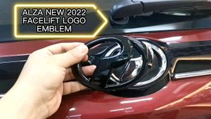 Vemart Perodua alza 2022 new facelift car logo emblem frame cover garnish accessories