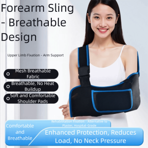 STARGOODS Breathable Arm Sling Adjustable Strap Thicken Shoulder Pads Forearm Brace Wide Applications Easy To Wear Wrist Fixed Protector Wrist Fracture