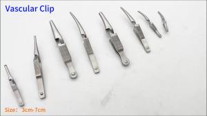 ที่หนีบหลอดเลือดสแตนเลส อุปกรณ์ปิดหลอดเลือด ที่หนีบห้ามเลือด