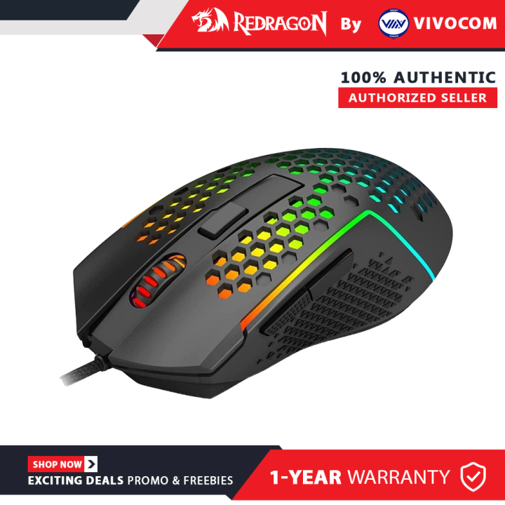 REDRAGON M987-K REAPING WIRED GAMING MOUSE [BLACK] | Lazada PH