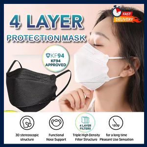 50PCS KF94 4Ply Layers Korean Individual Adult 10pcs Bundle Pack Protective Earloop Face Mask Topeng Muka 口罩