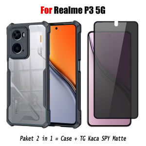 Promo Paket 2IN1 Case Fusion For Realme P3 5G Free Tempered Glass Layar - FIDS STORE