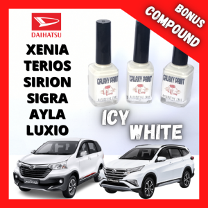 Cat Mobil Oles Daihatsu Icy White Putih Penghilang Goresan Baret Lecet Body Bodi Mudah Murah