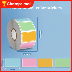 800Pcs/Roll Waterproof Blank Package Label Color Label Stickers School Stationery Supplies For Mark