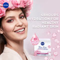 NIVEA Face Rose Care Moisturising Gel Cream 50 ml / Skin Care / Hydrating Moisturizer / Organic Rose / Hyaluronic Acid. 