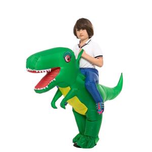 Child baby inflatable dinosaur costume toddler Halloween blowing up fancy dress kindergarten garden