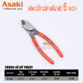Kìm cắt cáp điện đa năng 2 trong 1 chính hãng Asaki JAPAN STD, kìm cắt cáp 2 lưỡi kỹ thuật đủ kích thước 6 inch 8 inch 10 inch, kềm cắt cáp điện đầu lớn, đầu bé, cắt áp đồng, cáp nhôm, kìm tuốt dây điện, kềm cắt dây. 