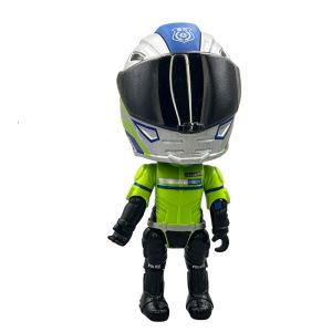 YOUSHI TOP Khả năng di chuyển chung Búp bê mô phỏng người lái xe máy Mô hình nhân vật hành động Mũ bảo hiểm biến hình Đồ chơi mũ bảo hiểm xe máy hợp kim Tượng sưu tầm Các chi có thể di chuyển Mô hình tượng nhỏ di động Đồ trang trí bàn làm việc