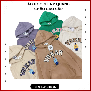 ÁO HOODIE NỶ QUẢNG CHÂU CAO CẤP HÌNH THÊU GẤU