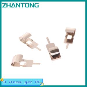 ZHANTONG 50PCS Spring Steel 18650 Battery Clip 18650 Battery Holder Battery Contact Battery Insert