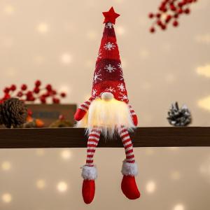 Gnome Christmas Faceless Doll Cartoon Glowing Gnome Ornament Kids Gift Christmas Decoration Xmas Home Desk Decoration New Year Gifts