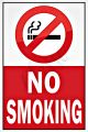 LAMINATED WARNING SIGNAGES A4 SIZE 180GSM PAPER NO SMOKING/VAPING. 