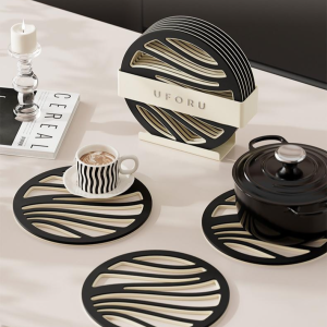 Insulation Pad Dining Table High-end Double-layer Kitchen Household Casserole High Temperature Resistant Dining Table Dishes Non-slip Coasters