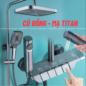 Sen Cây Sen Tắm Đứng Nóng Lạnh Sen dạng phím đàn PHỦ NANO Bộ Vòi Sen Tắm Đứng Chính Hãng
