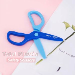 Deli Safety Scissors Plastic Scissors Kid Scissors Toddler Children Pre-school Scissors 120mm