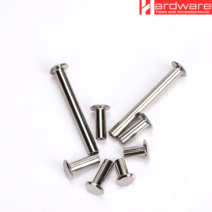 Flat Head Chicago Screw Back Rivets Book Binding Screw Connecting Screw ...