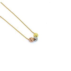 MiNiZi Bebas Pilih Beli 2 Dapat 1 Hadiah - Kalung Liontin Lapis Emas Permata Tetes Zircon Macam Model Rantai Perhiasan Titanium