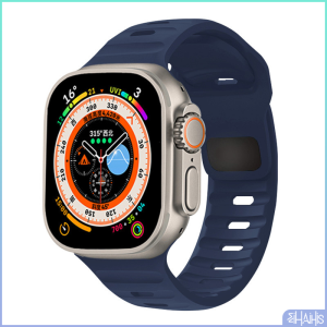 Soft Silicone Sport Watch Band Compatible For Apple Watch Ultra 2/3 Series 11 10 9 8 7 6 SE 49mm 46mm 44mm 41mm 40mm Replacement Wrist Strap