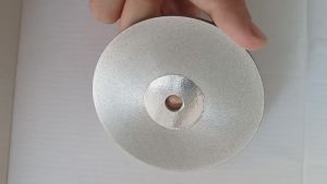Hanson8 Double Sided Disk Lapidary Diamond Grinding Disc Wheel 100mm 4 Inch x10mm Ceramic Gemstone Alloy Rotary Abrasive Tools 8N6Y2