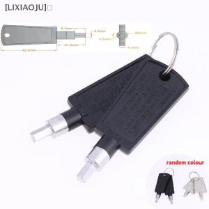 [LIXIAOJU] 2Pcs Freezer Refrigerator Door Key Lock Pentagon Keys Part Accessories For Haier