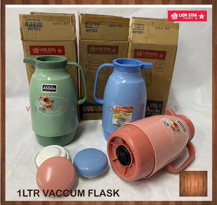 Lion Star Thermol Jug VM-1 Vacuum Flask Monaco Litre Modern