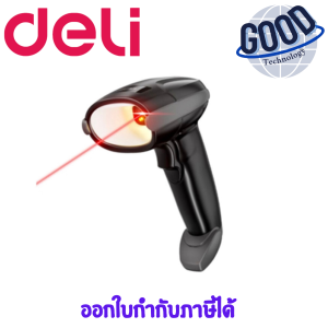 Deli  เครื่องสแกนบาร์โค้ด  Barcode Scanner-CMOS 1D 2D HS Wired 3m  ( รุ่น AA711 )