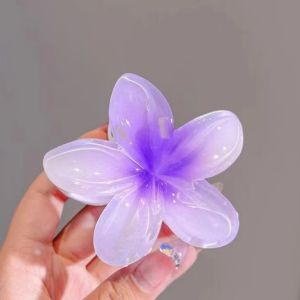 Hawaiian Colorful Flower Hair Clip Beach Hairpin Barrettes Accessories for Girls