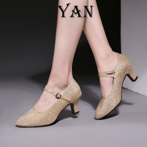 Sepatu Dansa Latin/ Line Dance Sepatu Hak 5cm Sepatu Dance Wanita