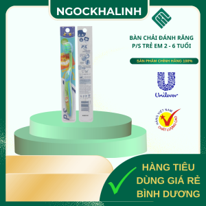Bàn chải đánh răng P/S trẻ em 2 đén 6 tuổi (1 vi 6 cây)