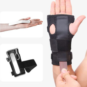 Nẹp cố định khớp cổ tay AOLIKES A-1680 có thanh thép hỗ trợ phục hồi chấn thương