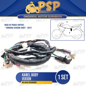 Kabel Body Vixion - Cable Tali Seling Harness Wire Bodi Utama Komplit Yamaha Vixion Old 2007