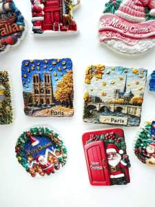 Notre Dame Refrigerator Magnet Atmosphere Home Decor Gift Travel Souvenir Magnetic Sticker