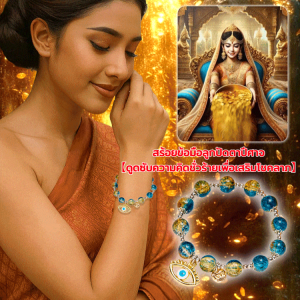 【ดูดซับความคิดชั่วร้ายเพื่อเสริมโชคลาภ】สร้อยข้อมือลูกปัดตาปีศาจ สร้อยข้อมือป้องกันสามชั้น บลูไทเกอร์สอายสีดำน้ำดีออบซิเดียนสายตาปีศาจสร้อยข้อมือลูกปัด