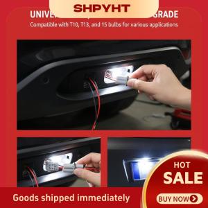 SHPYHT 2pcs T10 T13 T15 dẫn Ổ cắm cáp CANBUS lỗi miễn phí dây cho xe nội thất bầu không khí sửa đổi ánh sáng