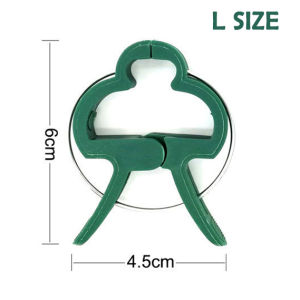【Ready Stock】Garden Plant Clips Garden Clip for Plant Flower Lever Loop Gripper Clips Fastener Flower Clip Clamp