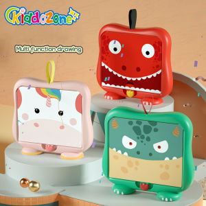 KiddoZone Bảng Vẽ Câu Đố Từ Tính Bảng Viết Đa Năng Bảng Đen 3D Từ Tính Động Vật Khủng Long Kỳ Lân Đồ Chơi Học Tập Giáo Dục Bảng Vẽ Quà Tặng Cho Bé Gái Và Bé Trai