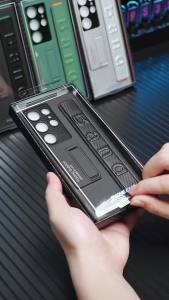 For Samsung Galaxy S23 S22 Ultra Plus Case Ultra-thin Matte cket Wristband Holder All-inclusive Shockproof Cover Accessories