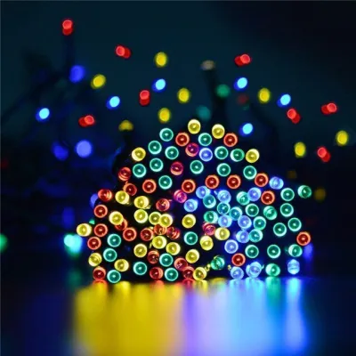 Solar Fairy String Light Waterproof 8Modes LED 10M 12M Christmas Light Outdoor Garden Decoration