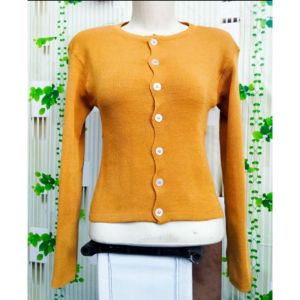 ANGEL CROP TOP RAJUT WANITA I CARDIGAN ALA KOREA I ATASAN WANITA LENGAN PANJANG BERKANCING