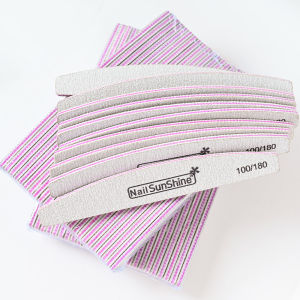 100/180 Mesh Nail Art Files 10pcs Nails AccessoiresNail Care Tools Nail Polish Polishing Pedicure Nail Buffers Manicure Tools h260819